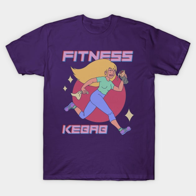 Fitness Kebab T-Shirt by atomiqueacorn